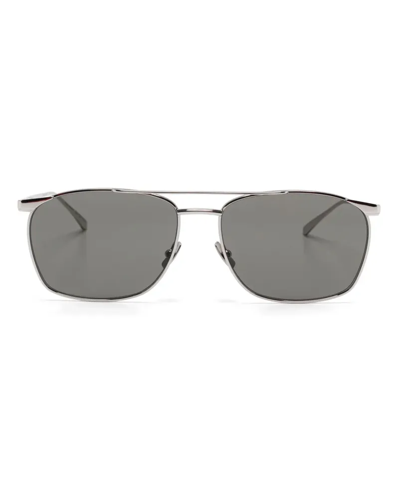Saint Laurent Getönte Pilotenbrille - Silber Silber