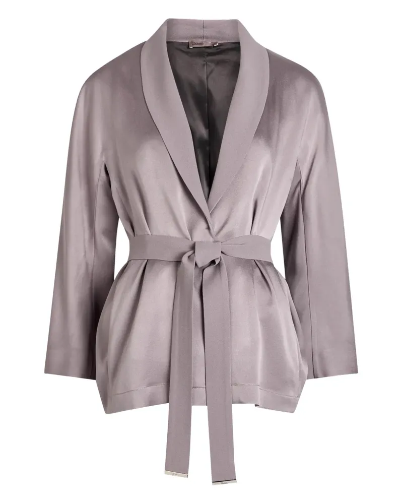 Herno Jacke mit Schalkragen - Grau Grau