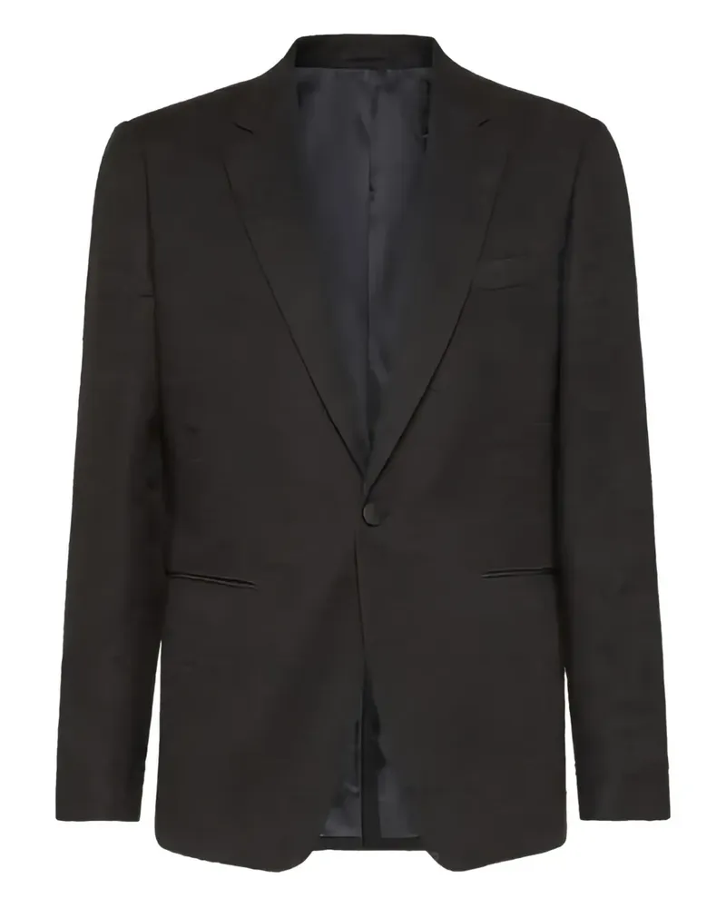 Ferragamo buttoned wool jacket - Schwarz Schwarz