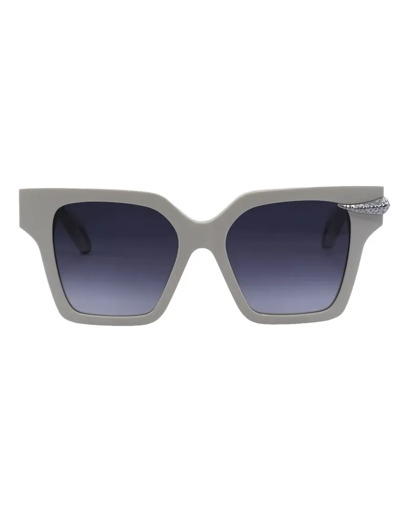 Roberto Cavalli square-frame sunglasses - Nude Nude