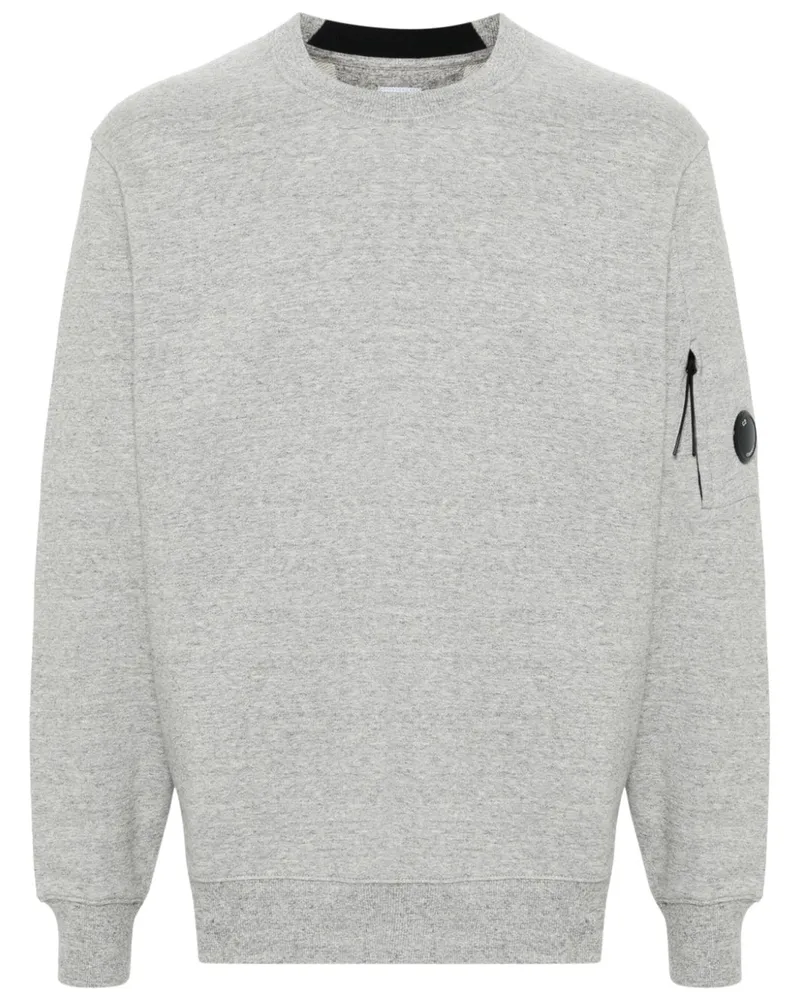 C.P. Company Sweatshirt mit Linsen-Detail Grau