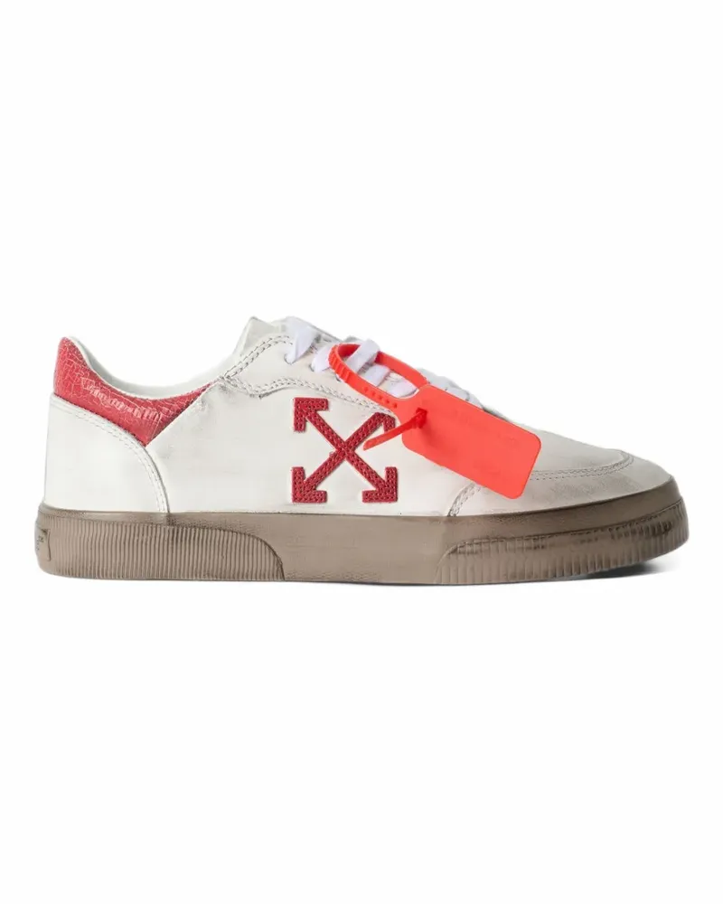 OFF-WHITE Vulcanized Low Worn Out Sneakers - Weiß Weiß