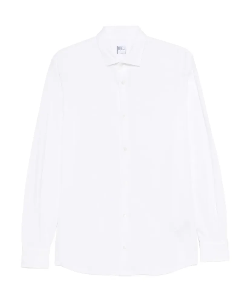 Fedeli Klassisches Hemd - Weiß Weiß