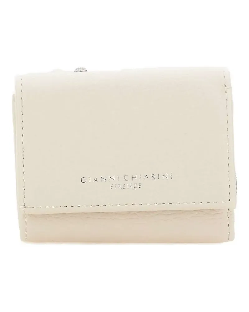 Gianni Chiarini pebbled zip wallet - Nude Nude