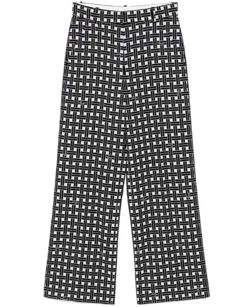 Kenzo Weave Hose - Weiß Weiß