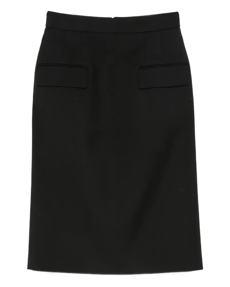 Alexander McQueen pocket-detail skirt - Schwarz Schwarz