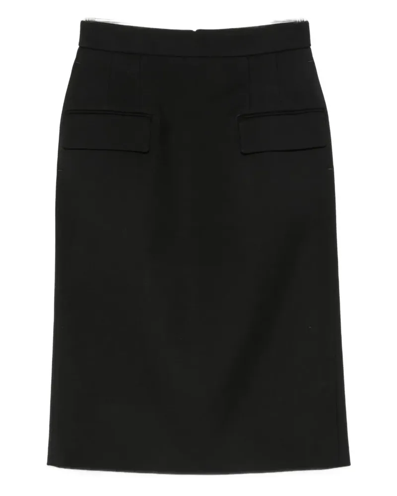 Alexander McQueen pocket-detail skirt - Schwarz Schwarz