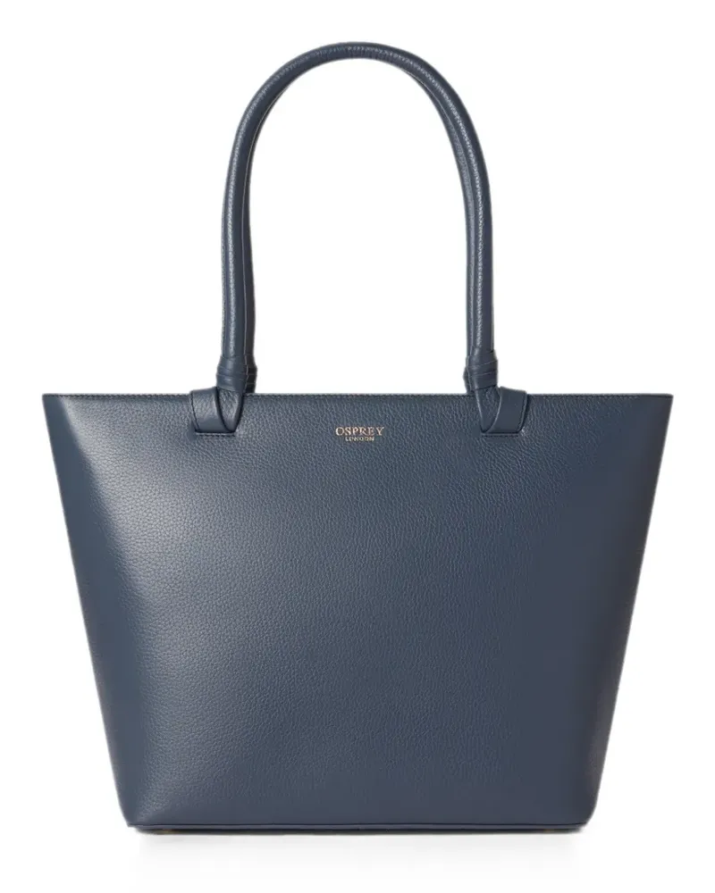 Osprey Collier leather tote bag - Blau Blau