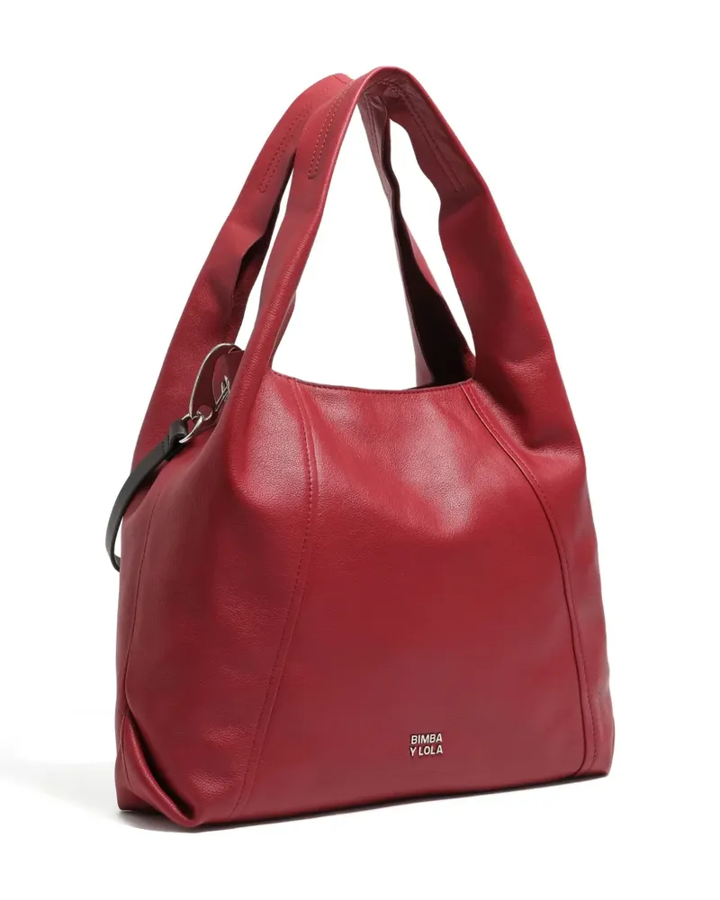 BIMBA Y LOLA Großer Paper Tote Bag - Rot Rot