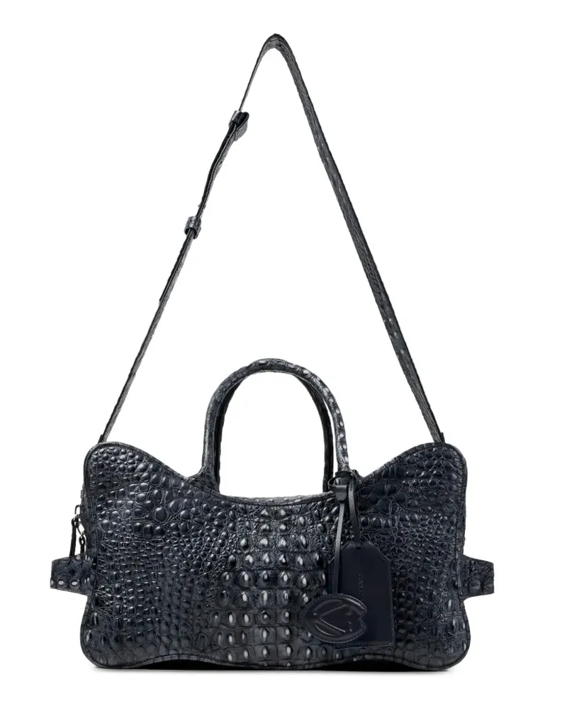 Camper Strukturierte Lunssi Schultertasche - Grau Grau