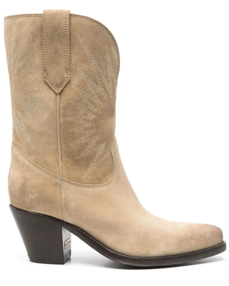 Golden Goose Wish Star Stiefeletten 70mm - Nude Nude