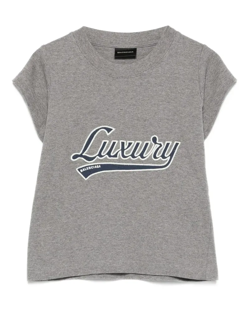 Balenciaga graphic-print short-sleeved t-shirt - Grau Grau