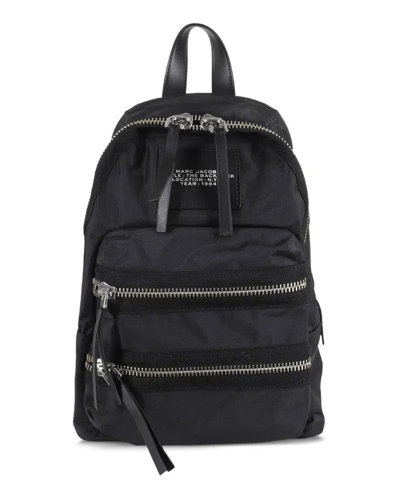 Marc Jacobs Rucksack mit Reißverschlüssen - Schwarz Schwarz