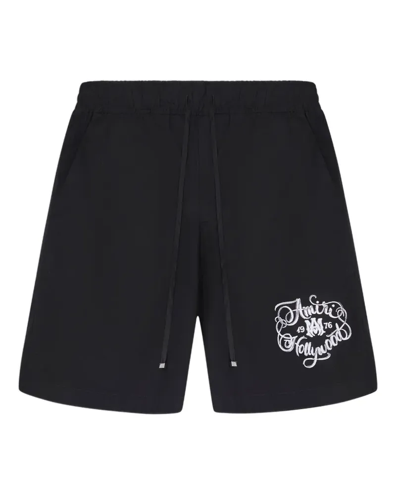 Amiri Hollywood Shorts mit Print - Schwarz Schwarz