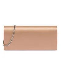 Alberta Ferretti Clutch mit Kettenriemen Nude