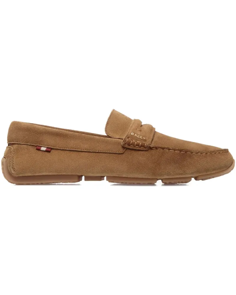 Bally Loafer aus Wildleder - Braun Braun