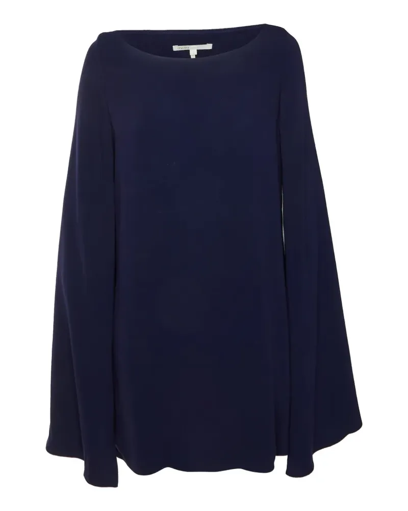 Maje Lombardie Minikleid mit Cape - Blau Blau