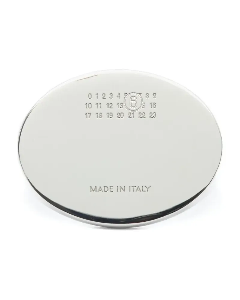 Maison Margiela Ring mit ovaler Form - Silber Silber