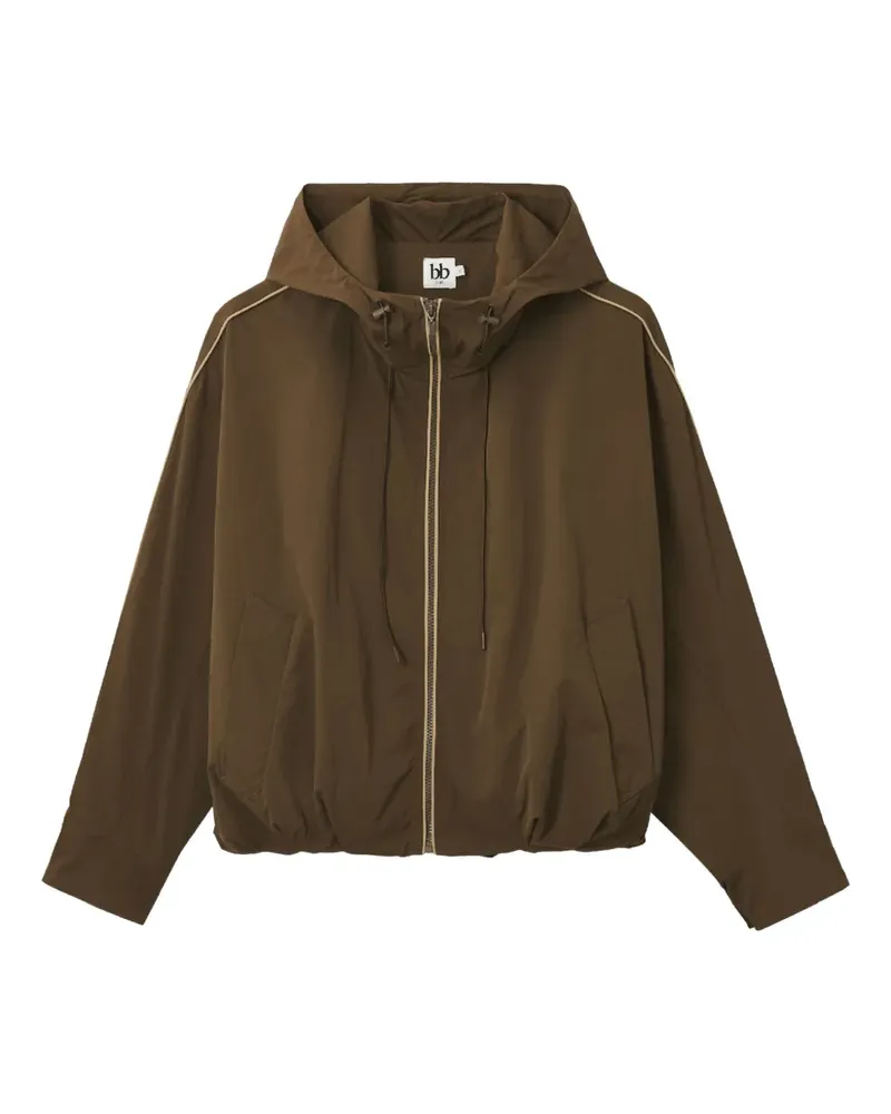 b+ab Kapuzenjacke mit Kordelzug - Braun Braun