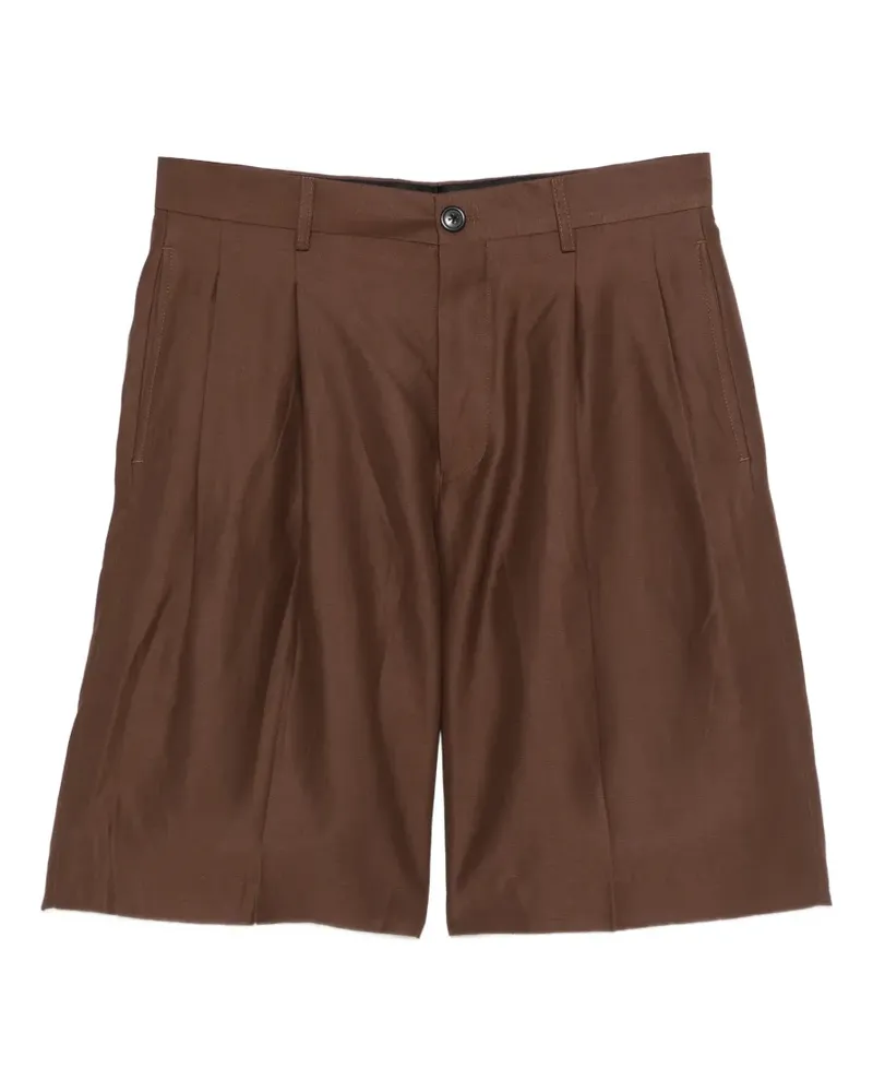 Laneus pleated shorts - Braun Braun