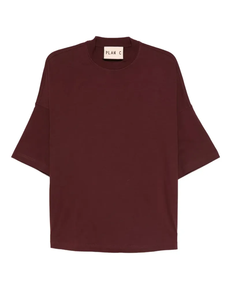 PLAN C Klassisches T-Shirt - Rot Rot