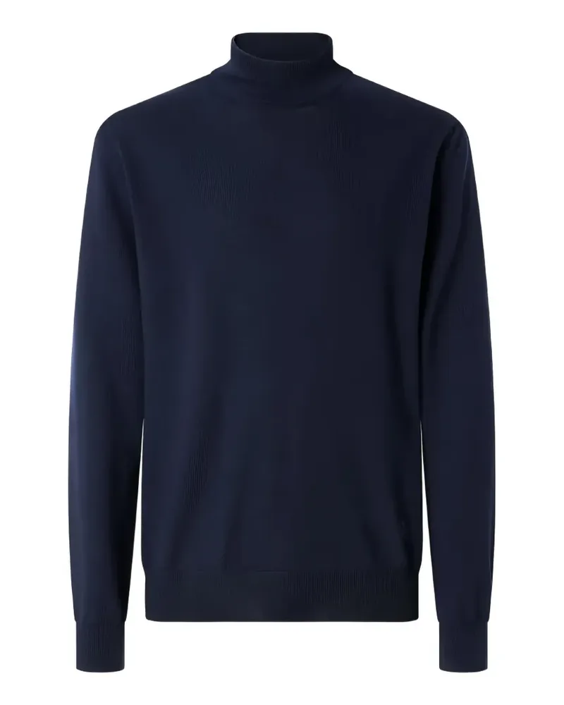 Corneliani roll-neck knitted sweater - Blau Blau