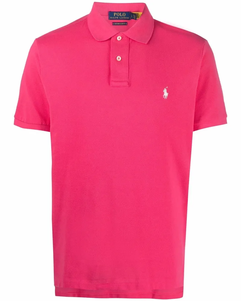 Ralph Lauren Pikee-Poloshirt mit Stickerei - Rosa Rosa