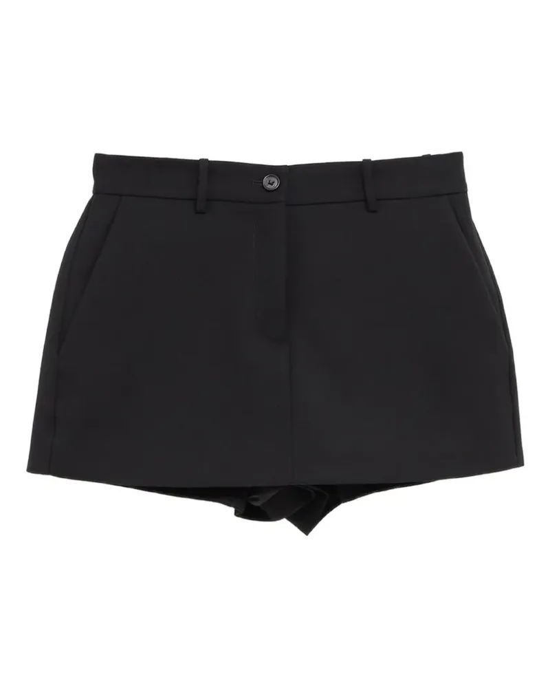 Balenciaga tailored mini skort - Schwarz Schwarz