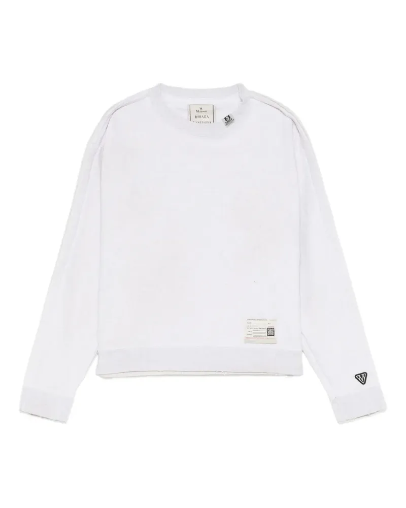 MIHARAYASUHIRO Pullover mit Logo-Patch - Grau Grau