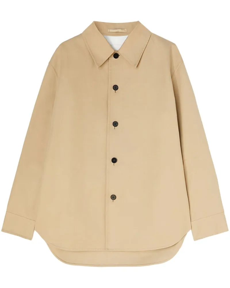 Jil Sander Double Hemdjacke - Nude Nude