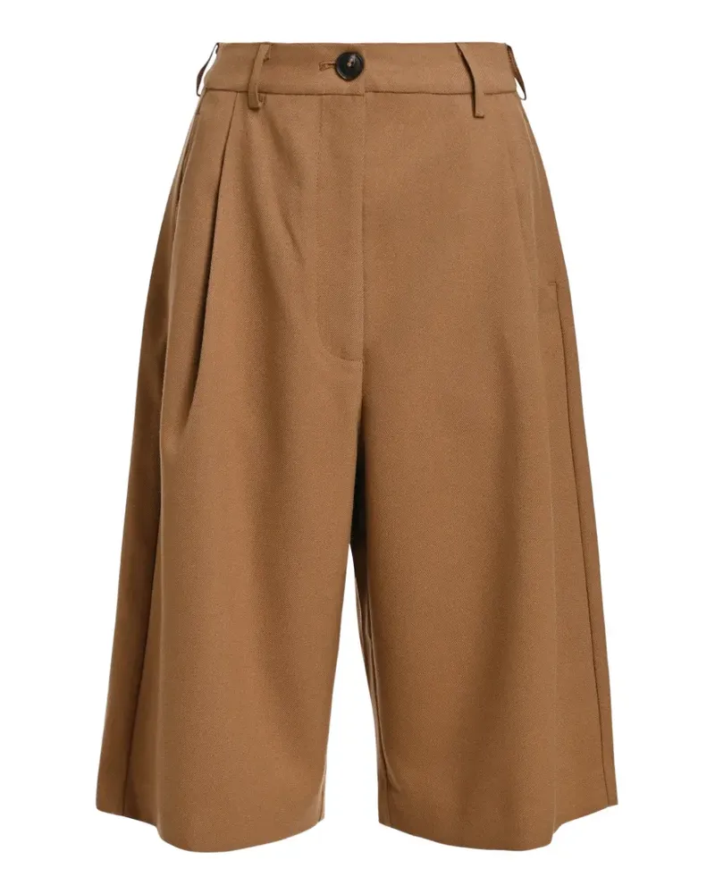 Essentiel Shorts mit Falten - Braun Braun