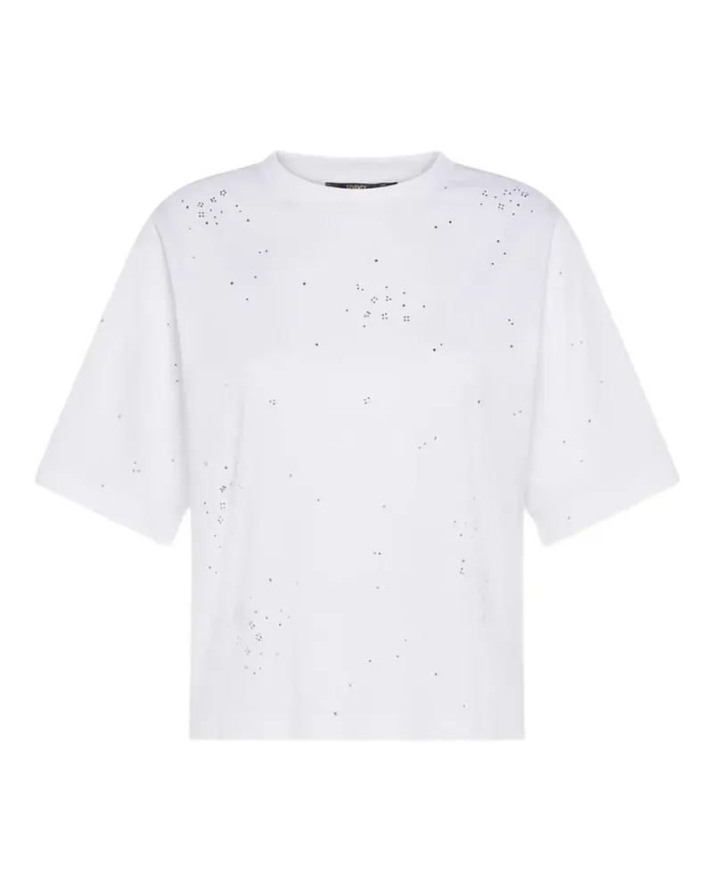 Seventy rhinestone-embellished T-shirt - Weiß Weiß