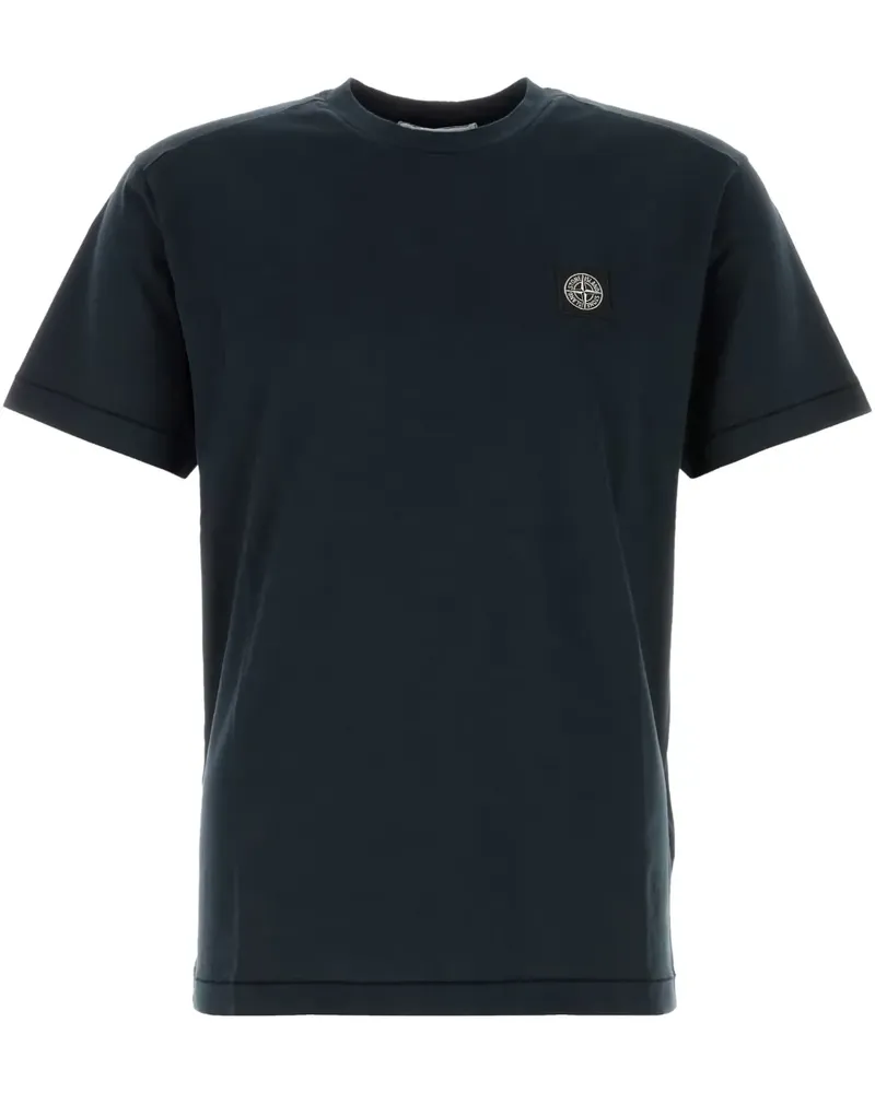 Stone Island T-Shirt aus Baumwolle - Blau Blau
