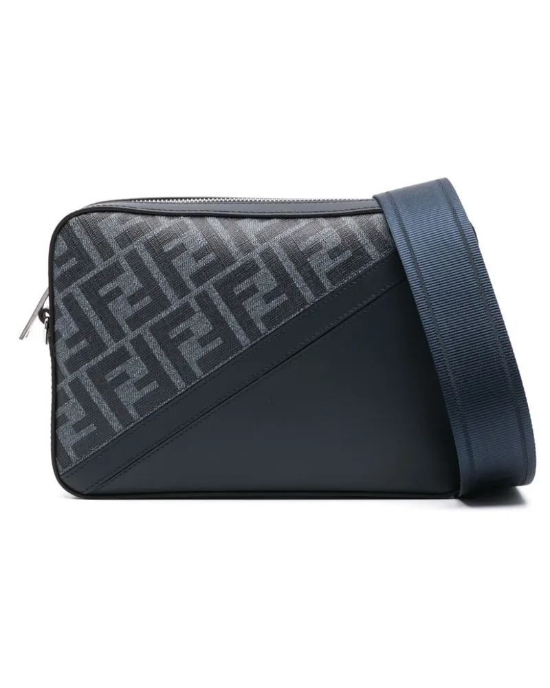 Fendi Diagonal Umhängetasche - Blau Blau