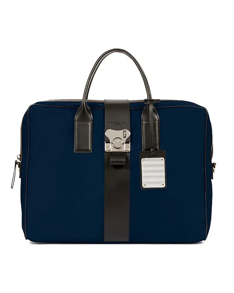 FPM Aktentasche mit Schnallenverschluss - Blau Blau