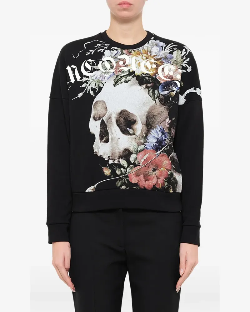 Alexander McQueen Dutch Masters skull-print sweatshirt - Schwarz Schwarz
