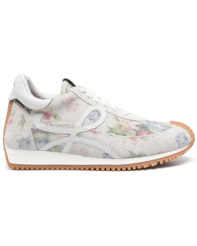 Loewe Sneakers mit Blumen-Print - Nude Nude