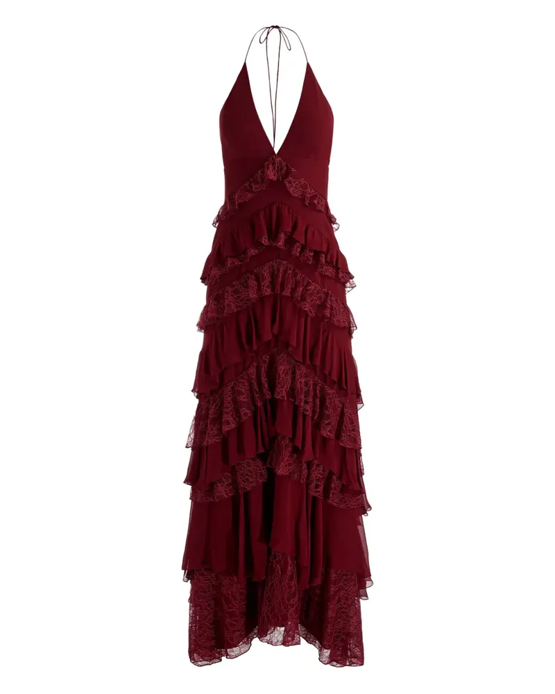 Alice + Olivia Liana V-neck maxi dress - Rot Rot