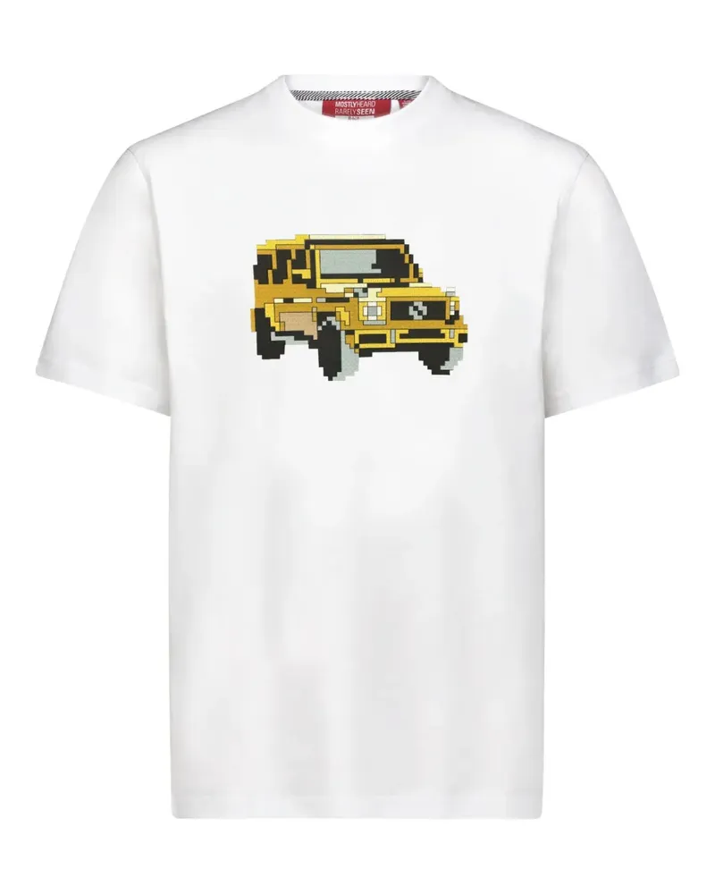 Mostly Heard Rarely Seen T-Shirt aus Baumwolle - Weiß Weiß