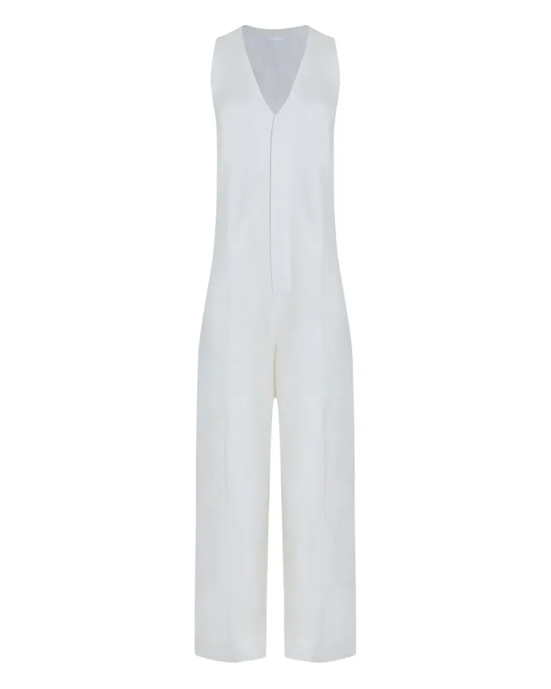 Osklen Jumpsuit mit tiefem Ausschnitt - Weiß Weiß