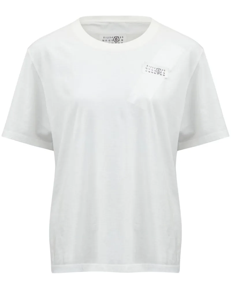 Maison Margiela T-Shirt mit Print - Weiß Weiß