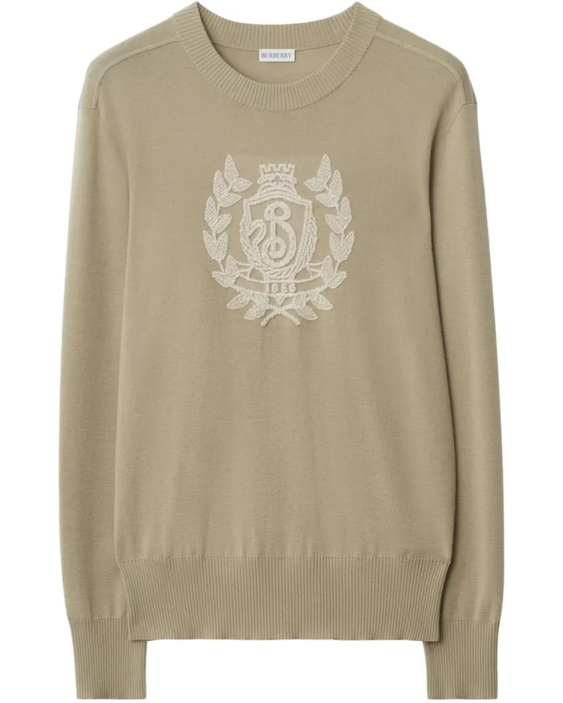 Burberry B Crest Pullover - Nude Nude