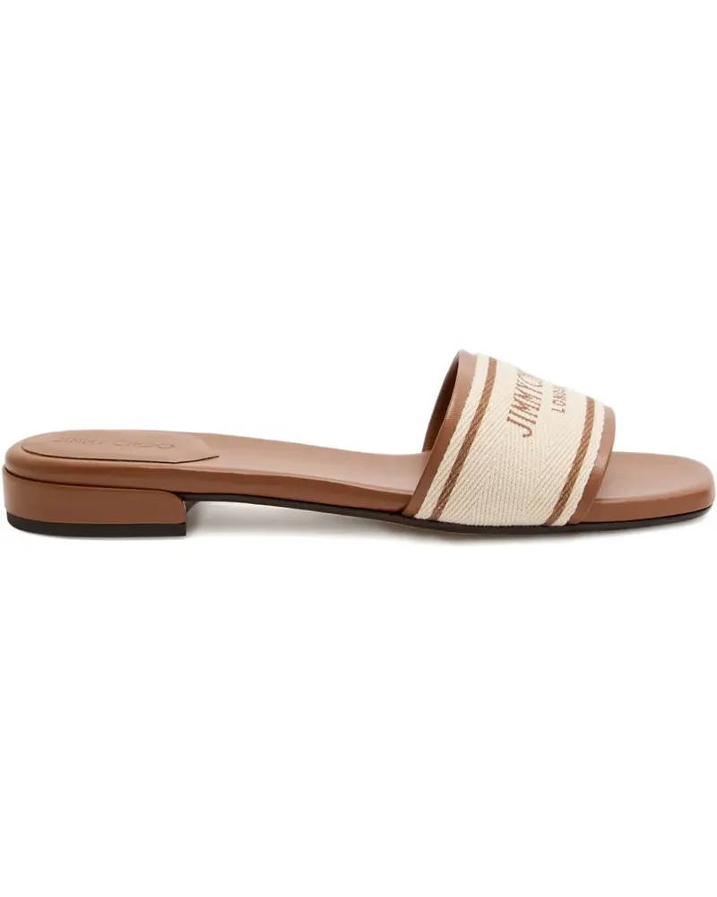 Jimmy Choo Joa leather sandals - Braun Braun