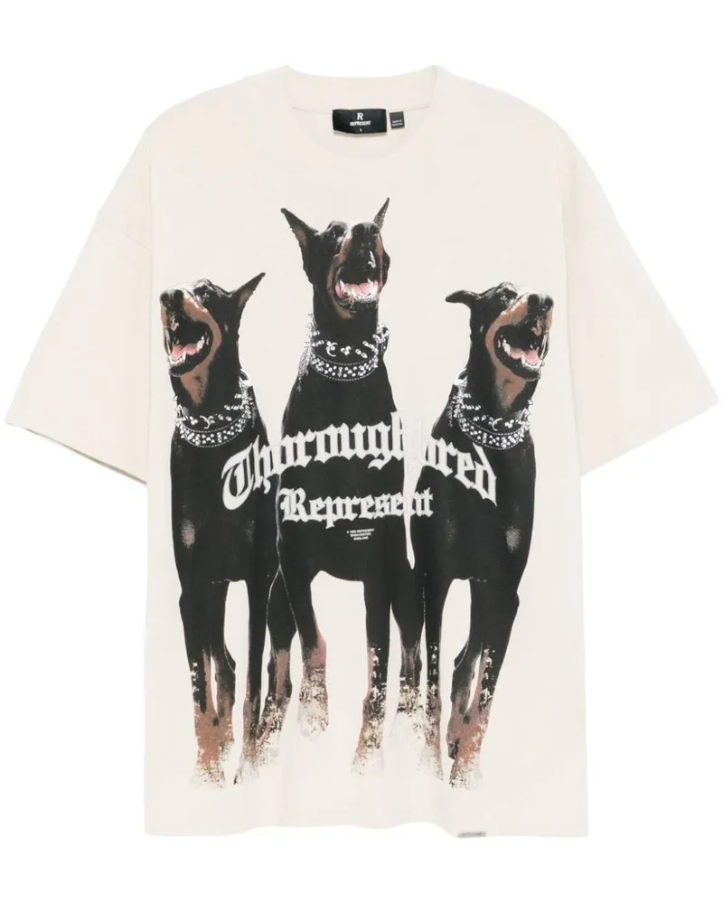REPRESENT Thoroughbred T-Shirt - Nude Nude