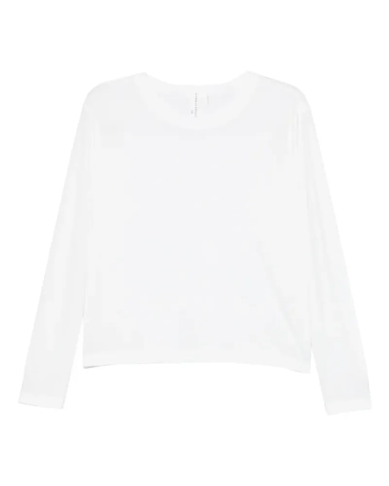 Norma Kamali long-sleeve top - Weiß Weiß