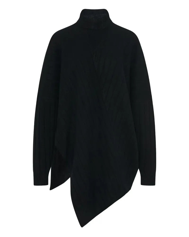 Rosetta Getty Gerippter Rollkragenpullover - Schwarz Schwarz
