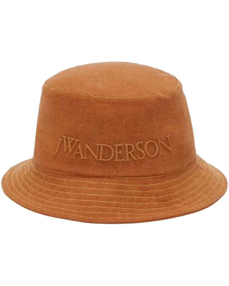 J.W.Anderson Fischerhut mit Logo-Prägung - Braun Braun