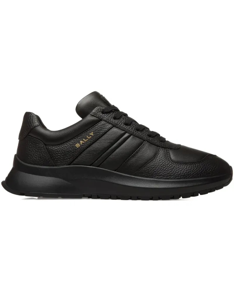 Bally Outline Sneakers aus strukturiertem Leder - Schwarz Schwarz