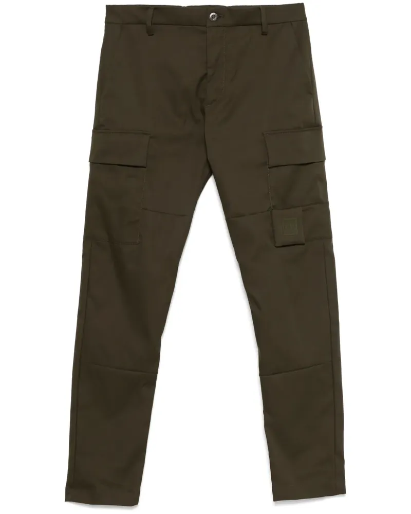 C.P. Company Cargohose mit Logo-Patch - Grün Grün