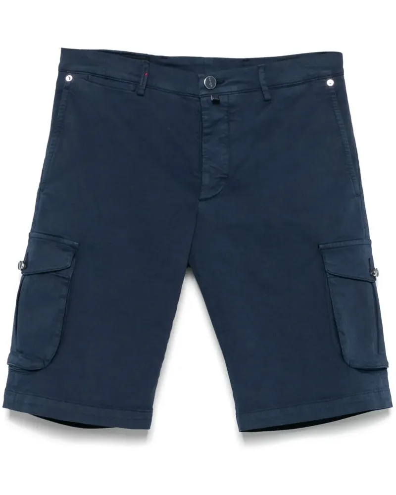 Kiton Klassische Cargo-Shorts - Blau Blau